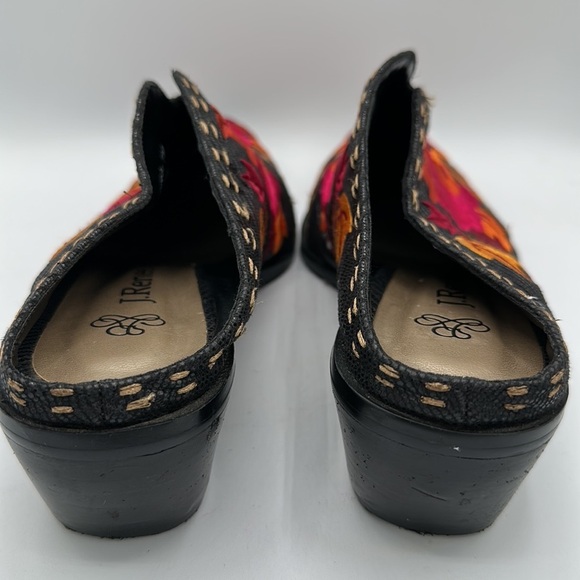 J. Reneé Stampede floral embroidered mules, size 7M - Picture 4 of 9